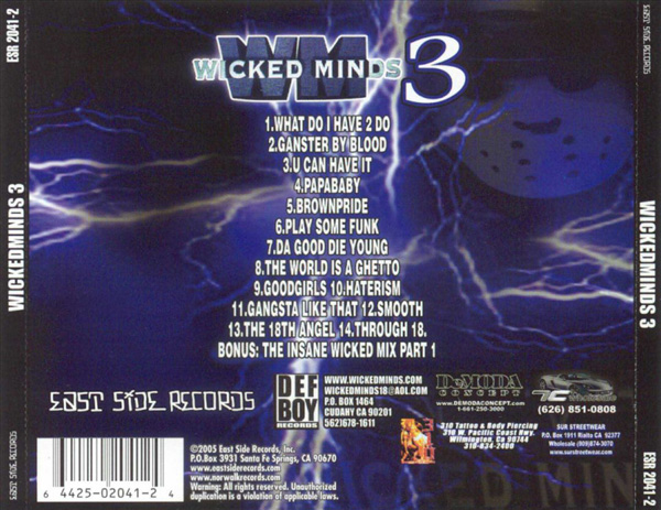 Wicked Minds - Wicked Minds 3 Chicano Rap